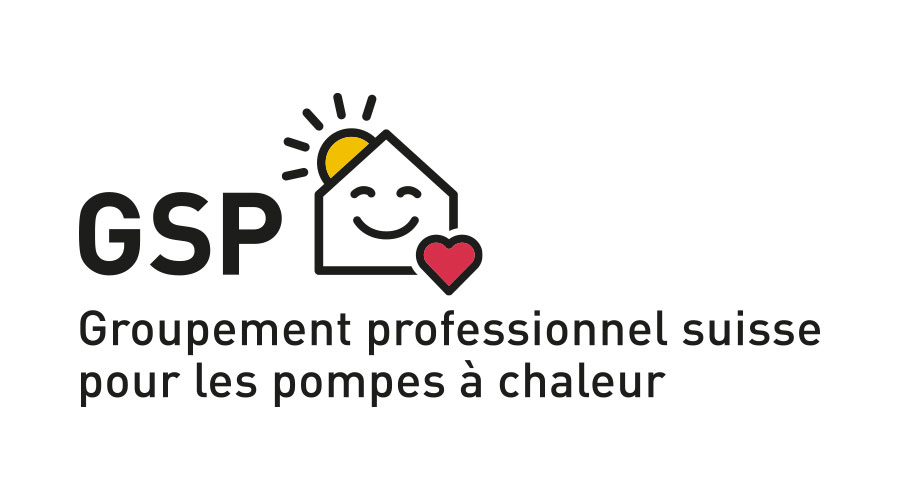 Logo Groupement professionnel suisse pour les pompes à chaleur GSP